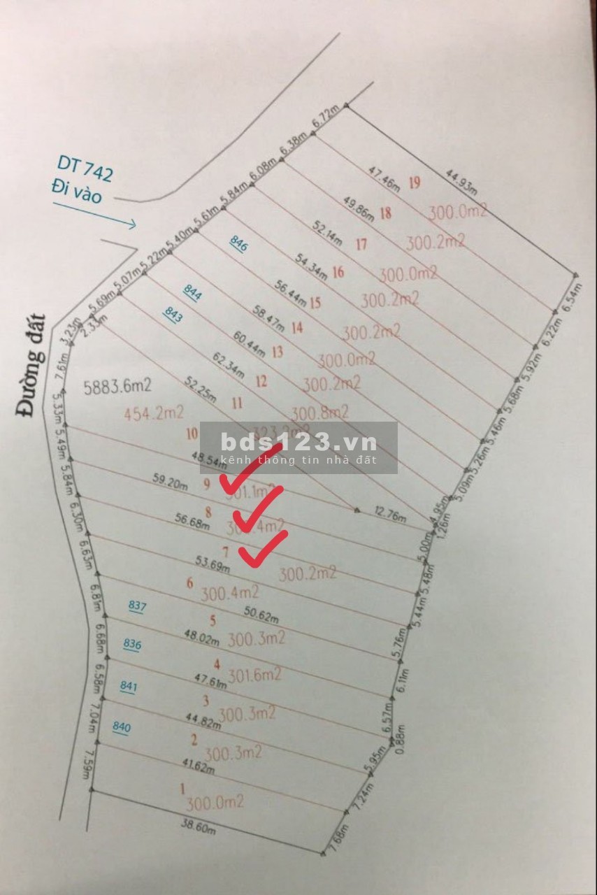 Đất nền Tân Uyên thuộc xã Vĩnh Tân, sổ sẵn 4,xtr/m2 đường nhựa 9m thông ĐT742.