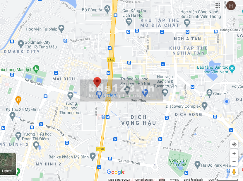 Bán nhà riêng ngõ 20 Hồ Tùng Mậu, Cầu Giấy. 4.65 tỷ.