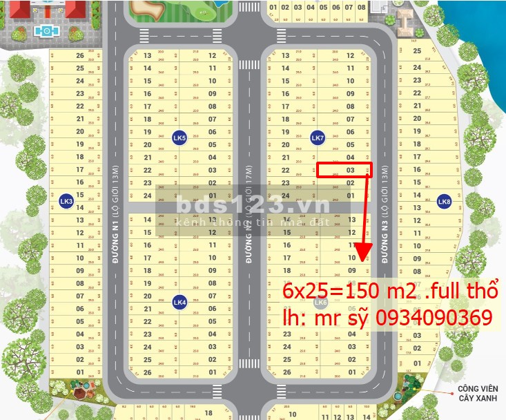 Bán đất mùa cô vy, giá bao rẻ có hoa hồng cho người giới thiệu, giá 993 triệu