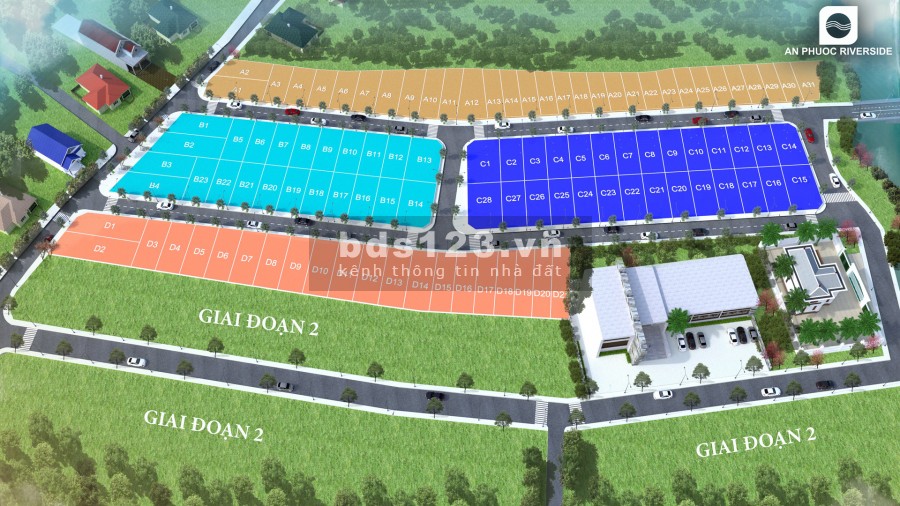 An Phước Riverside Long Thành mở bán đất nền KDC sổ hồng riêng giá chỉ từ 16tr/m2