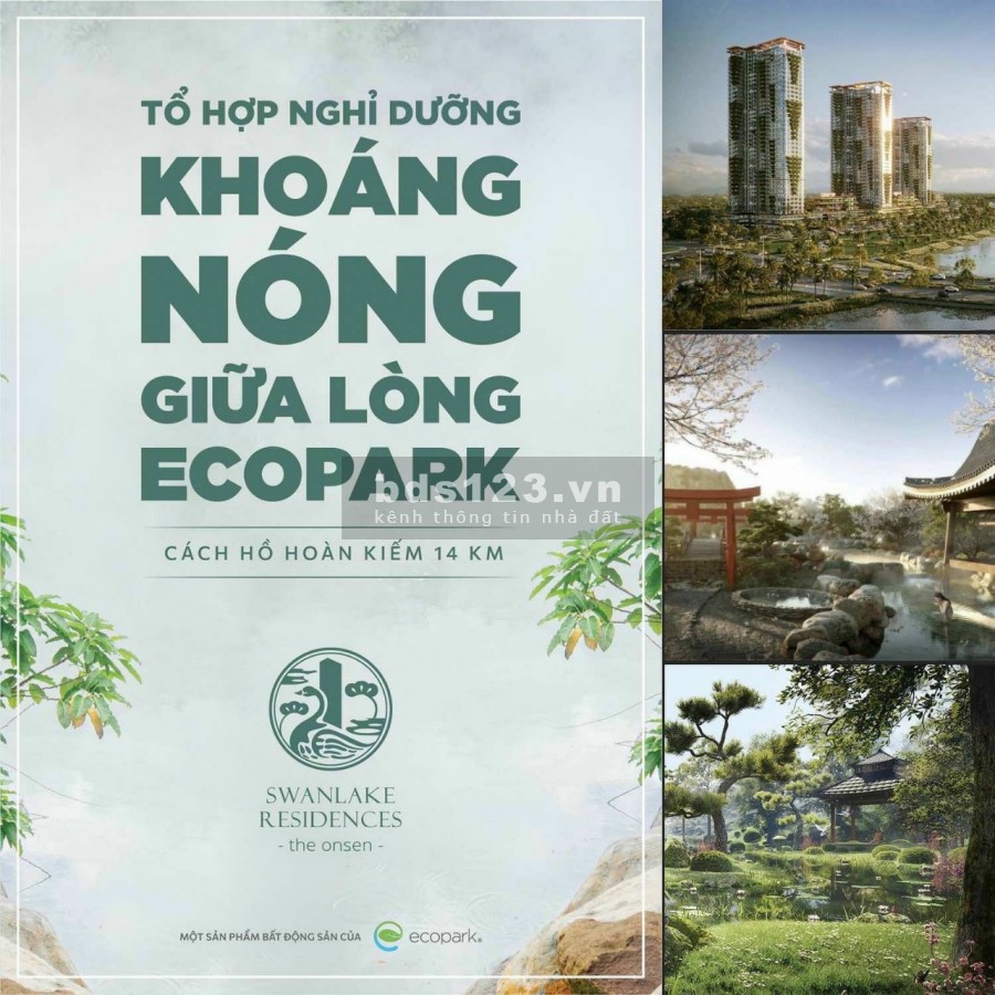 Chỉ cần vố tự có 272 triệu, có thể sở hữu căn hộ Swanlake Ecopark