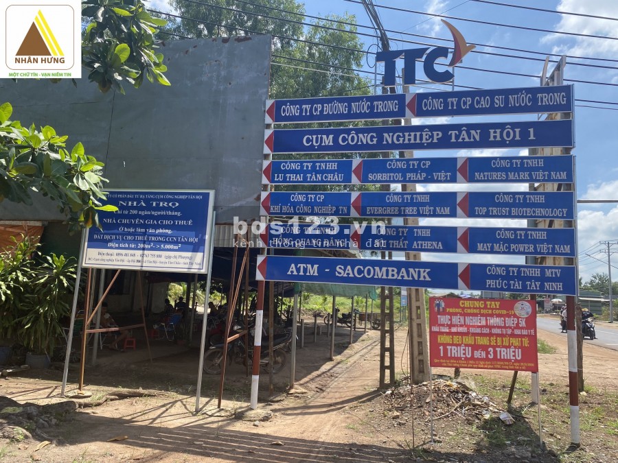 Đất kinh doanh – đầu tư siêu lợi nhuận tại trung tâm thị trấn Tân Châu, Tây Ninh
