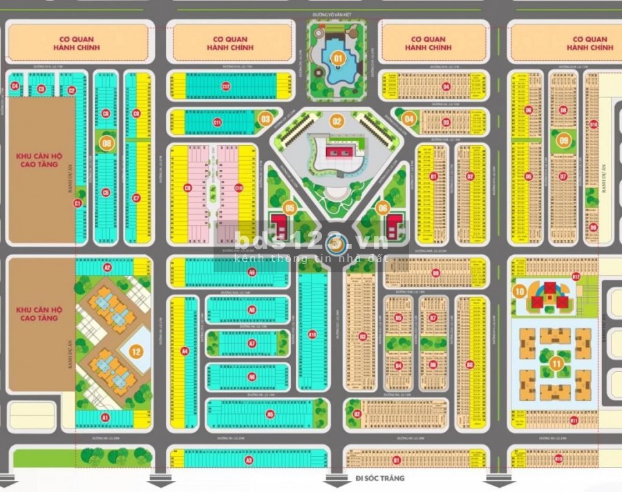 Dự án đất nền The Main Central, Vị Thanh Villas, lh 0906915936