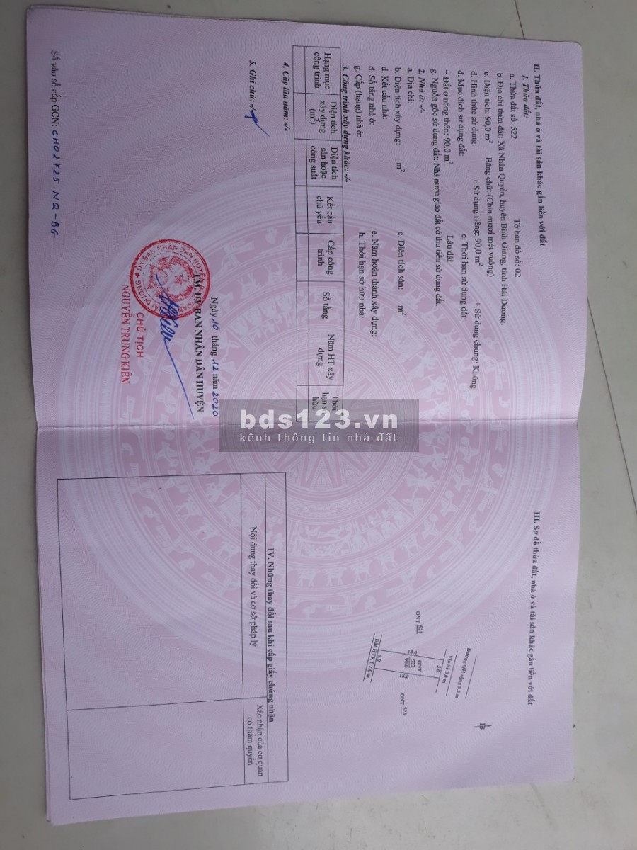 Bán đất giá rẻ mùa Euro tại Nhân Quyến Bình Giang, Hải Dương, lh 0983.926.870