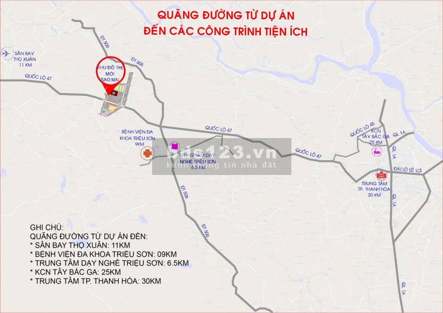 Bán đất nền khu đô thị Sao Mai, Triệu Sơn, liên hệ 0865881399