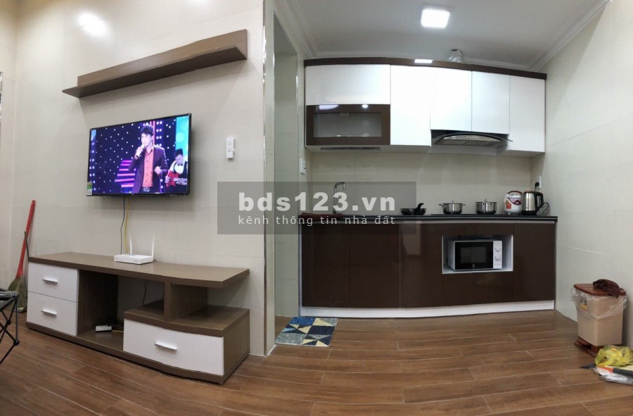 Cho thuê căn hộ chung cư Cát Bi full đồ 1 phòng ngủ tách bếp giá chỉ 7 triệu/tháng