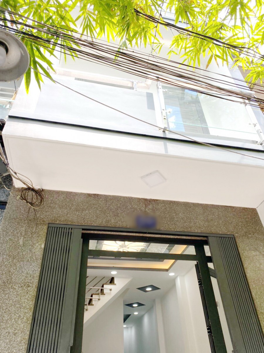 Nhà mới diện tích 3.2*8.5m, hẻm Hưng Phú Phường 9 Quận 8, 3 tầng
