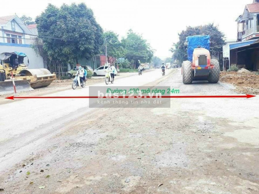 Bán gấp Lô Góc 2 mặt đường, ngay sát TL420 đang mở rộng, đúng 1tỷ