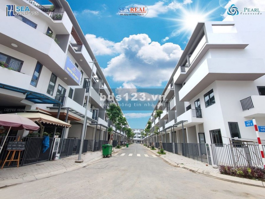 Bán nhà phố ven sông giá từ 3.3 tỷ, dt 175m2 hỗ trợ vay 70% lãi suất 0%