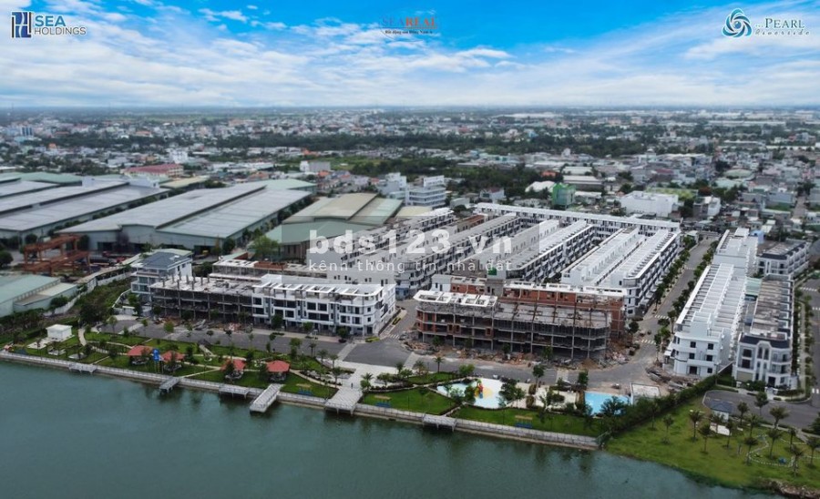 Bán nhà phố ven sông giá từ 3.3 tỷ, dt 175m2 hỗ trợ vay 70% lãi suất 0%