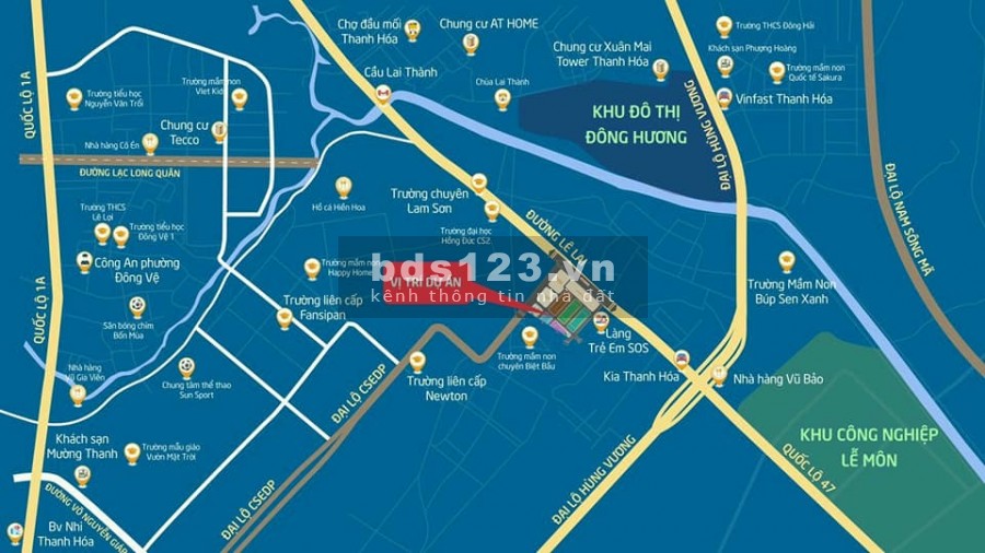Quảng Hưng Central Point đất nền có sổ đỏ tài chính 1-2 tỷ, quà tặng lên đến 90tr/lô