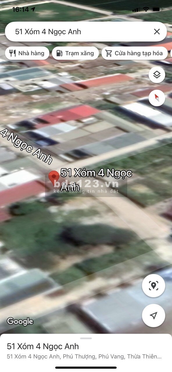 Bán đất khu qui hoạch Ngọc Anh, Phú Thượng, Huế, lh 0968334189