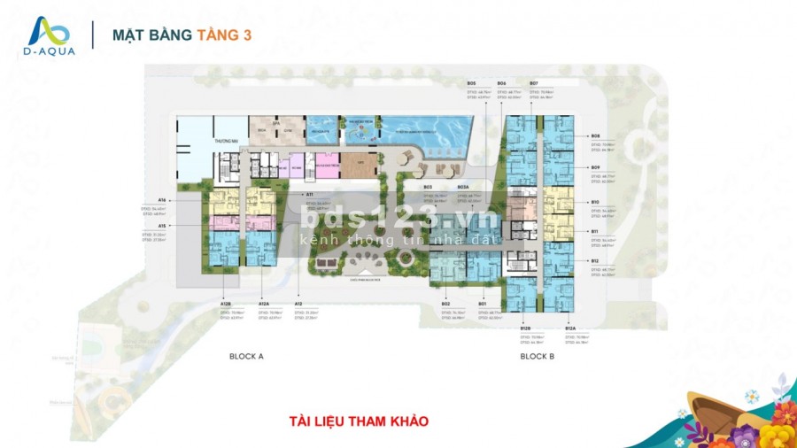 Chính chủ kẹt tiền cần bán căn hộ D-AQUA 2PN giá ra đi chỉ 750tr !!!