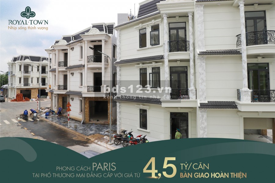 Bán nhà phố 1 trệt 2 lầu mặt tiền đường Nguyễn Thị Khắp, TP. Dĩ An, Bình Dương