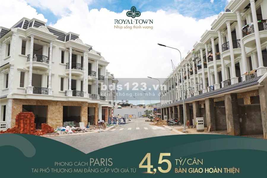 Bán nhà phố 1 trệt 2 lầu mặt tiền đường Nguyễn Thị Khắp, TP. Dĩ An, Bình Dương