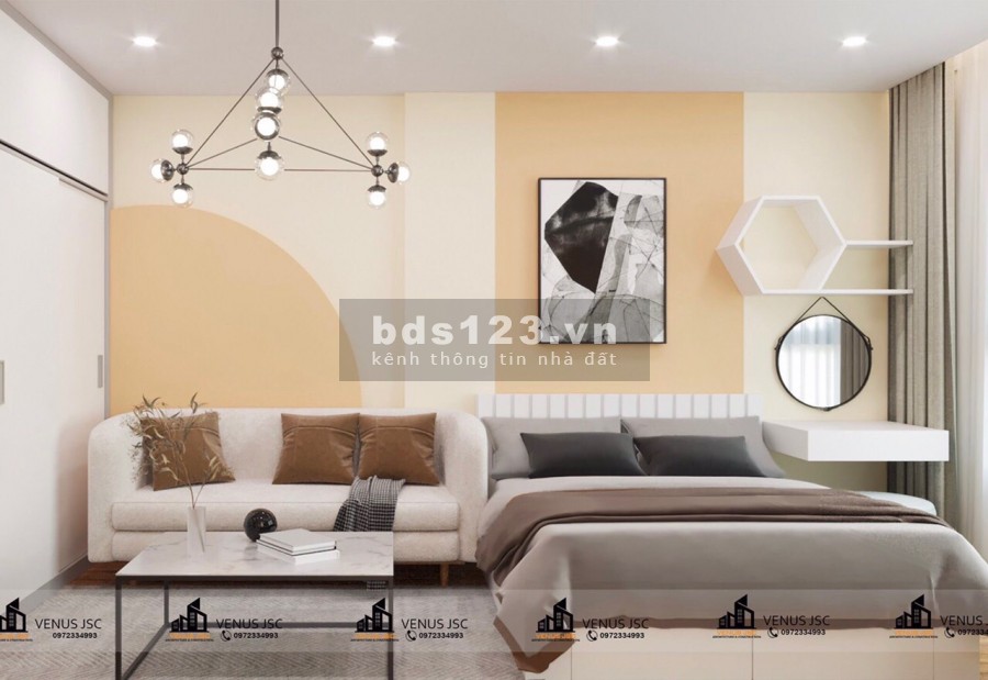 Cho thuê căn hộ Studio Full đồ tại Vinhomes Smart City 6.5tr/tháng.