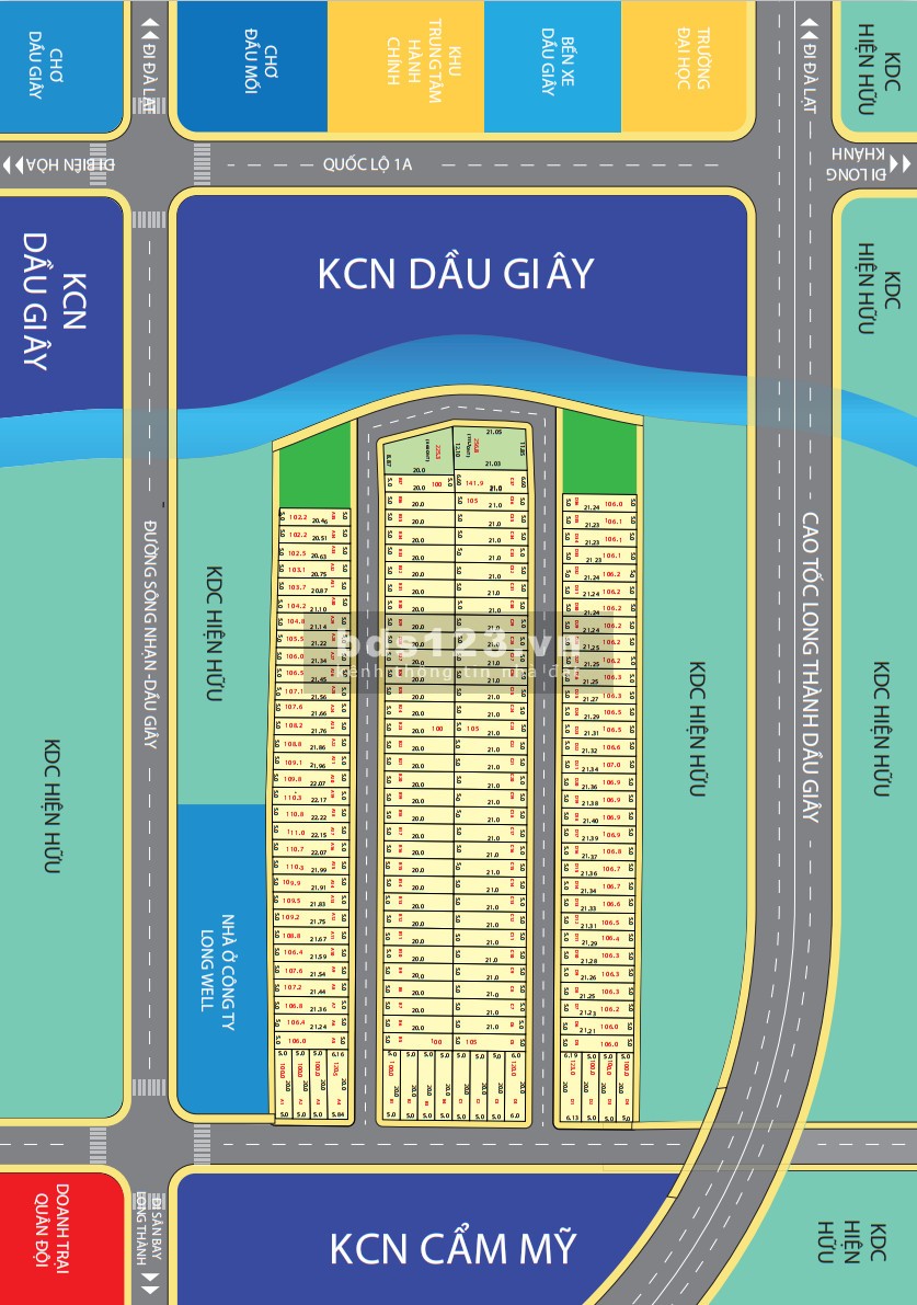 Đất nền khu công nghiệp Cẩm Mỹ, vị trí đắc địa, sổ chính chủ, lhcc