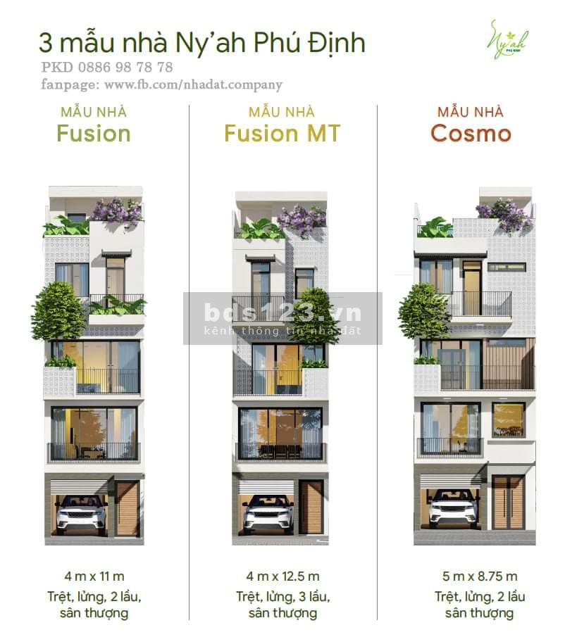 Khu nhà phố biệt lập ngay trung tâm quận 8 - Ny'ah Phú Định