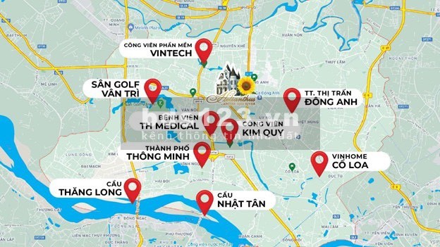 Vimefulland Đông Anh ra mắt Biệt thự, Shophouse Helianthus Center Red River