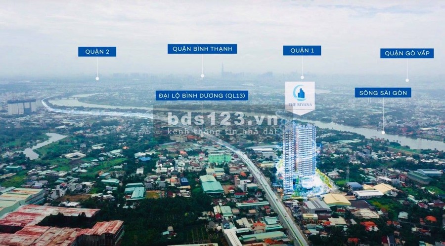 Căn hộ cao cấp, hiện đại duy nhất liền kề TpHCM nằm trên MT QL13. Giá từ 1ty66/căn. Có ngân hàng hỗ trợ lên đến 70%
