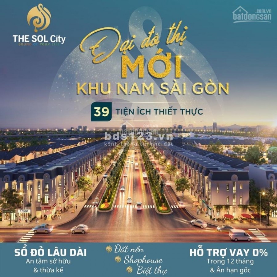 The Sol City giá cực sốc mùa dịch sở hữu chỉ 600 triệu/75m2 sổ hồng riêng