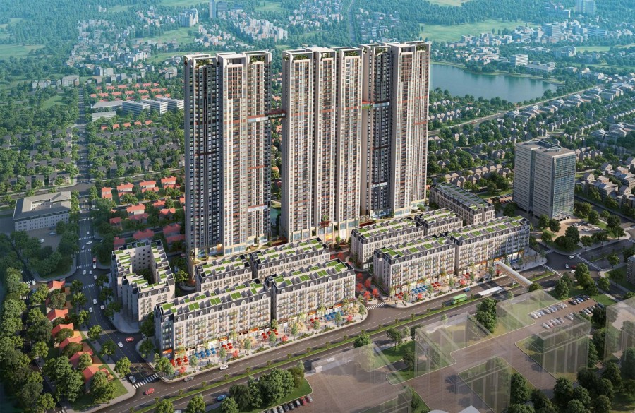 Bán Shophouse The Terra An Hưng mp Tố Hữu Hà Đông, lô góc dt 95m2, 7 tầng, giá 21 tỷ