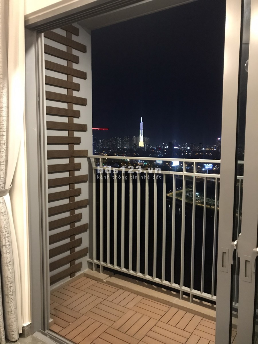 2PN nội thất cao cấp Palm Heights cho thuê T7/21, thiết kế hiện đại
