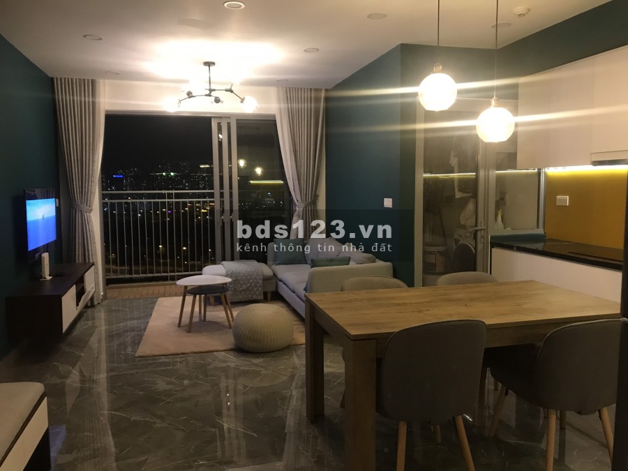 2PN nội thất cao cấp Palm Heights cho thuê T7/21, thiết kế hiện đại