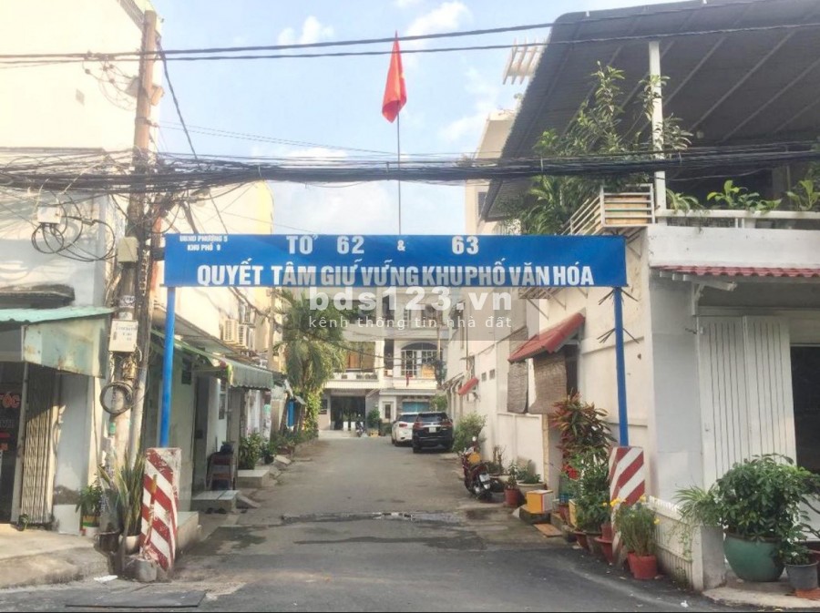 Bán đất Dương Quảng Hàm, Gò Vấp, hẻm 4.5m, dt 4.1mx11.4m, giá…