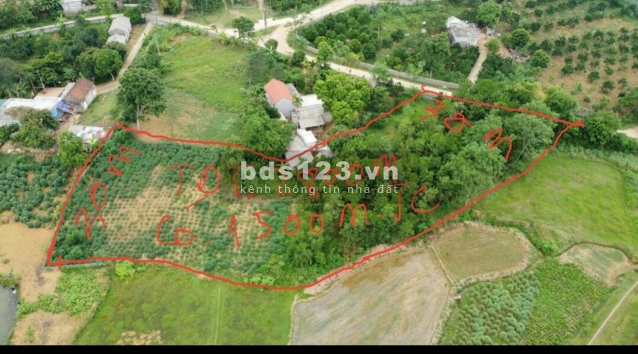 Siêu Phẩm 2800m có 1500m thổ Cư bám đường 30m Cao Dương Lương Sơn