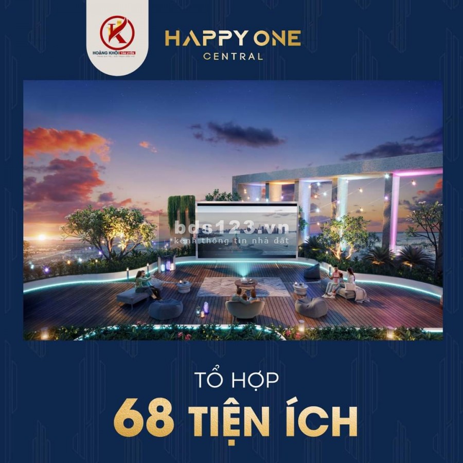 Căn hộ cao cấp nâng tầm cuộc sống cho giới trẻ - Happy One Central, giá bán 1.76 tỷ