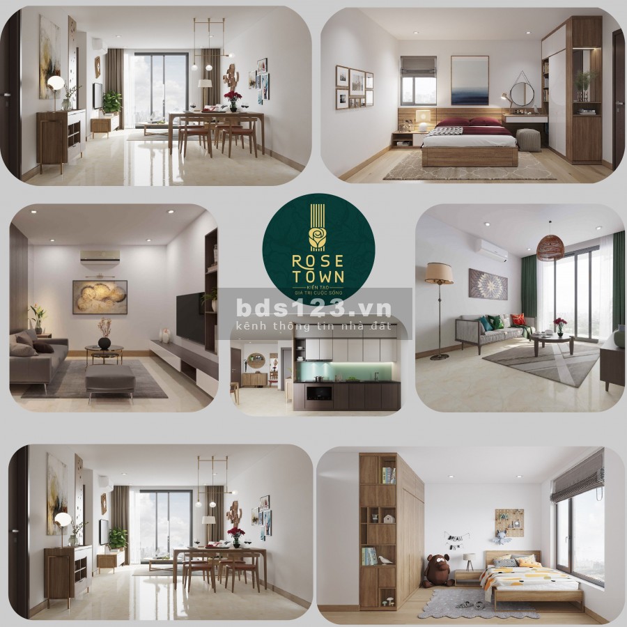 Chung cư căn hộ nhà ở Rose Town 79 Ngọc Hồi, Hoàng Liệt, Hoàng Mai, Hà Nội.