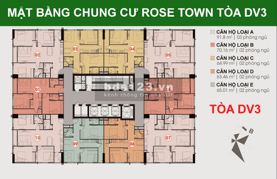Chung cư căn hộ nhà ở Rose Town 79 Ngọc Hồi, Hoàng Liệt, Hoàng Mai, Hà Nội.