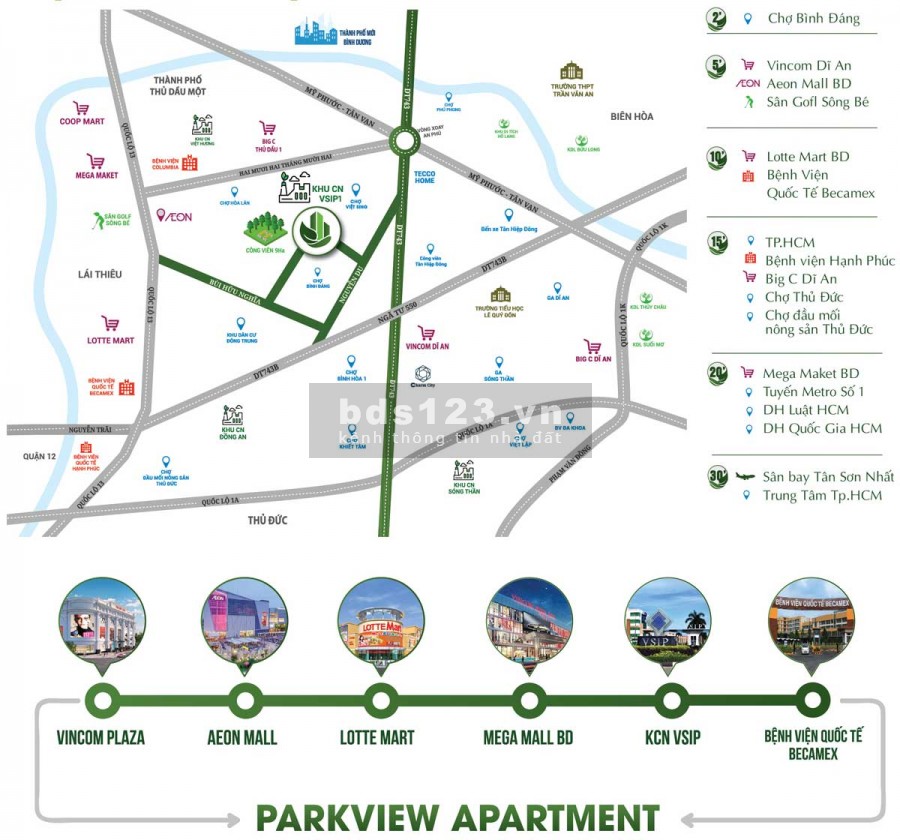 Bán nhanh căn hộ Park View 2PN chỉ với 1,4 tỷ/căn đã VAT, ngân hàng hỗ trợ vay 70%. miễn trả lãi tới khi nhận nhà