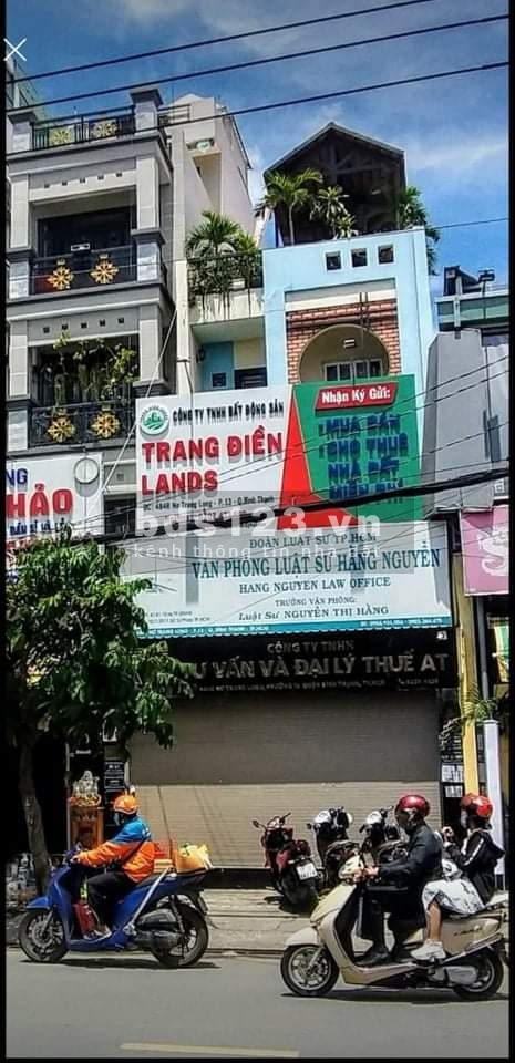 Định cư nước ngoài cần bán gấp mặt tiền 5m, đường Nơ Trang Long, dt 122m2, nở hậu 7.5m