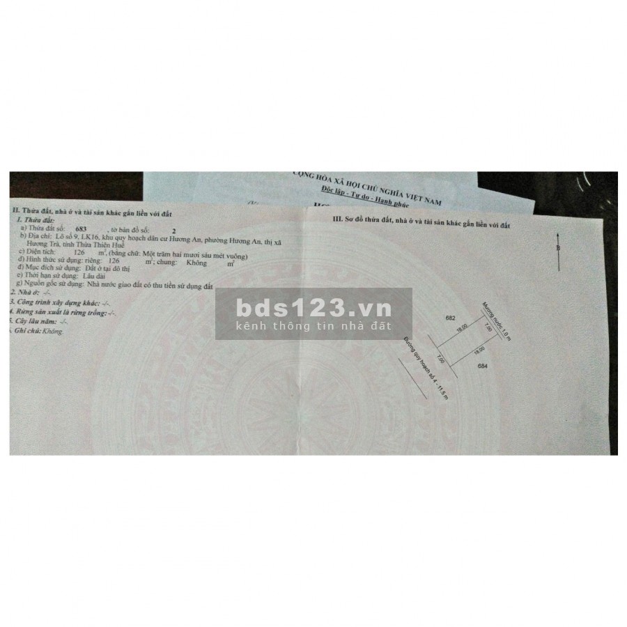 Cần thanh lý lô đất đẹp KQH Hương An, Giá Siêu đầu tư, giá bán 15 triệu/m2