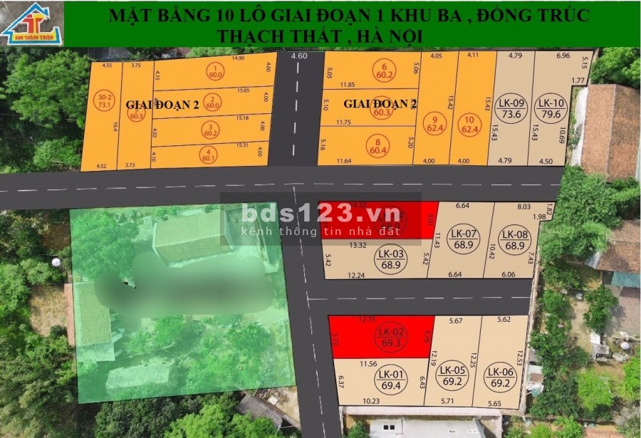 Bán đất ngay cạnh kđt Vinhomes Thạch Thất 300ha, xã Đông Trúc, cạnh khu công nghệ cao, Hoà Lạc