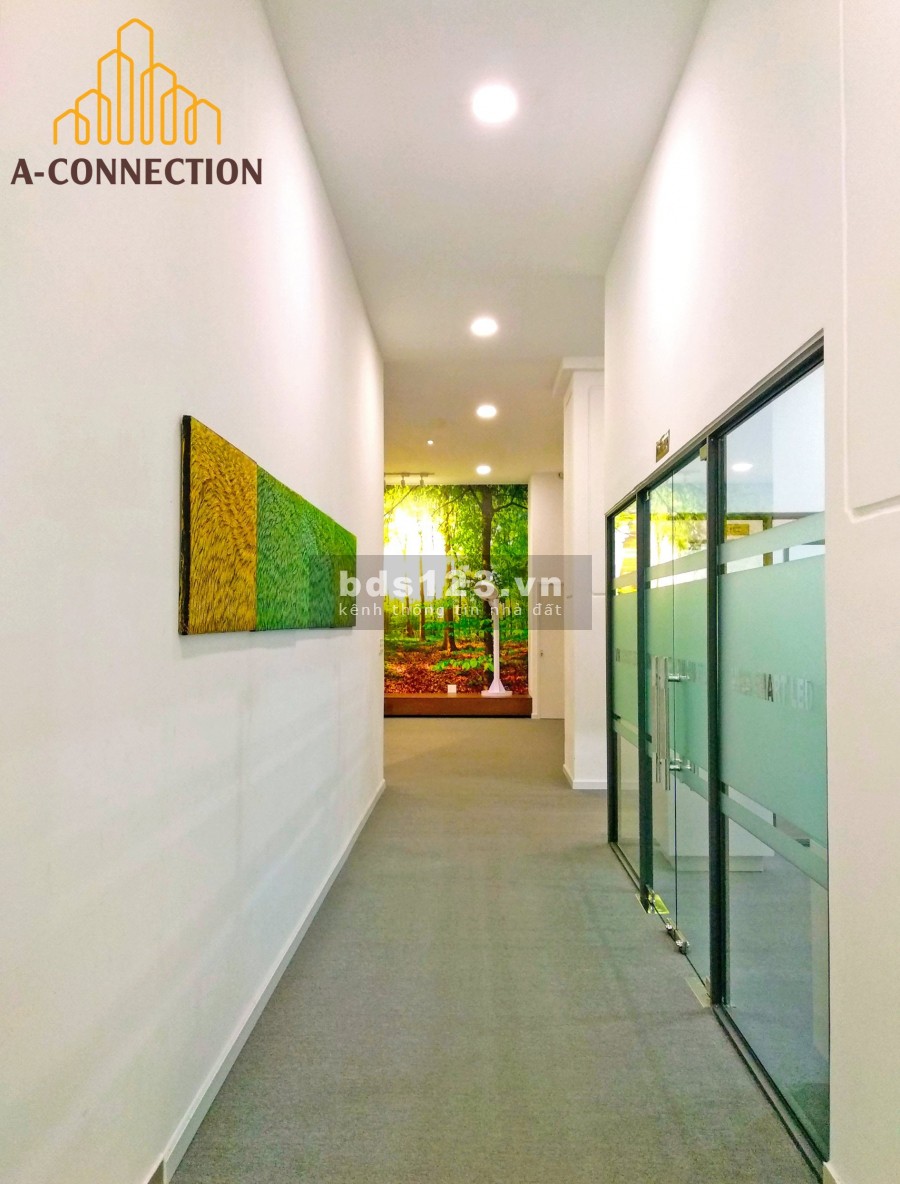Cho Thuê văn phòng tầng trệt dt 17x22 tòa nhà 175 Nguyễn Kiệm, tiện ích đủ