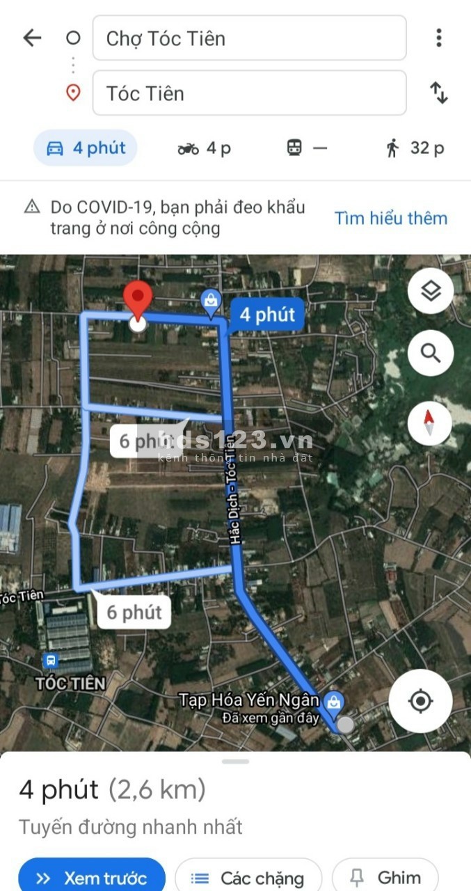 Vỡ nợ bán gấp 510m2, ở mặt tiền Mỹ Xuân, Tốc Tiên, có sẵn 60m2, thổ cư