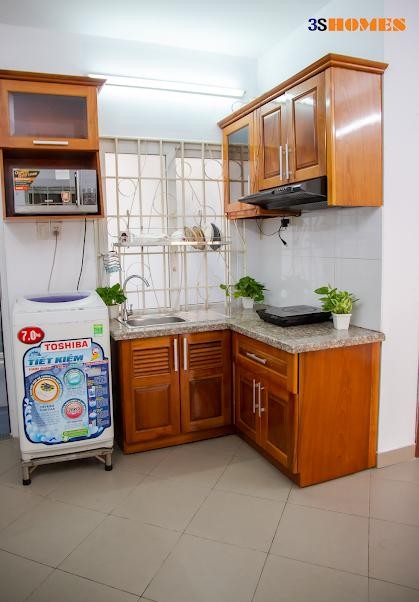 Căn hộ mini 1 phòng ngủ riêng bếp - đầy đủ nội thất ngay Trung tâm Quận 3