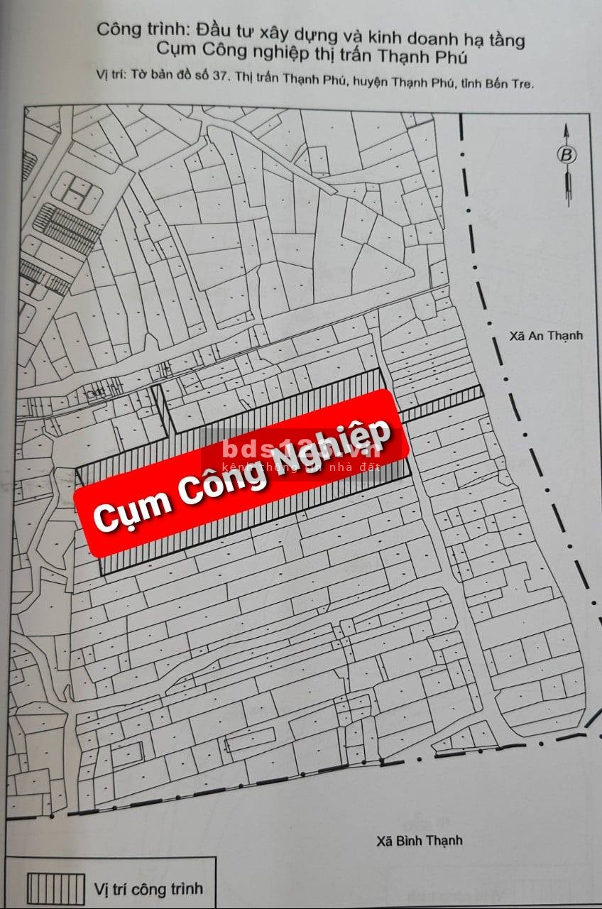 Bán đất nền nằm liền kề cụm công nghiệp gần chợ huyện