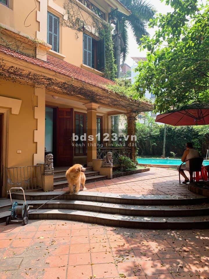 Cần bán biệt thự sân vườn dt 396m2, trung tâm Ba Đình, an sinh đỉnh