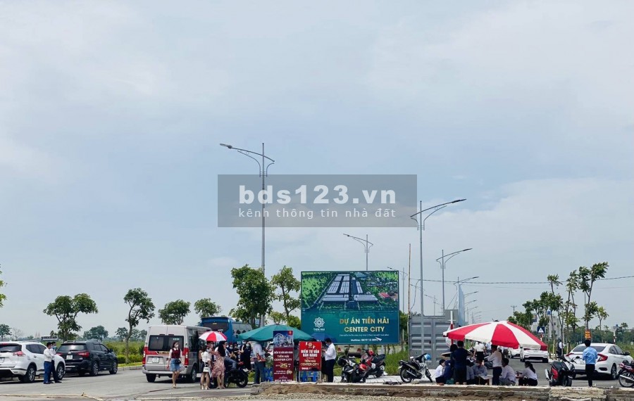 Bán đất nền dự án Tiền Hải Center City, hỗ trợ lãi suất 0% trong 18 tháng bàn giao đủ giấy tờ
