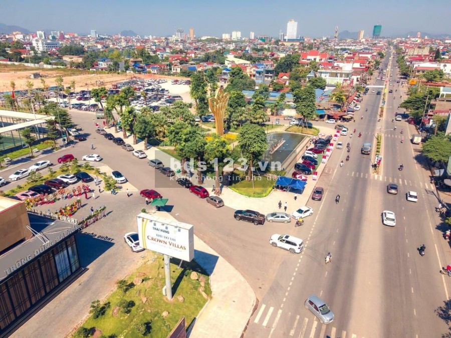 Đô Thị Cao Cấp Crown Villas Thái Nguyên, giá bán 32 triệu/m2, sổ đỏ lâu dài