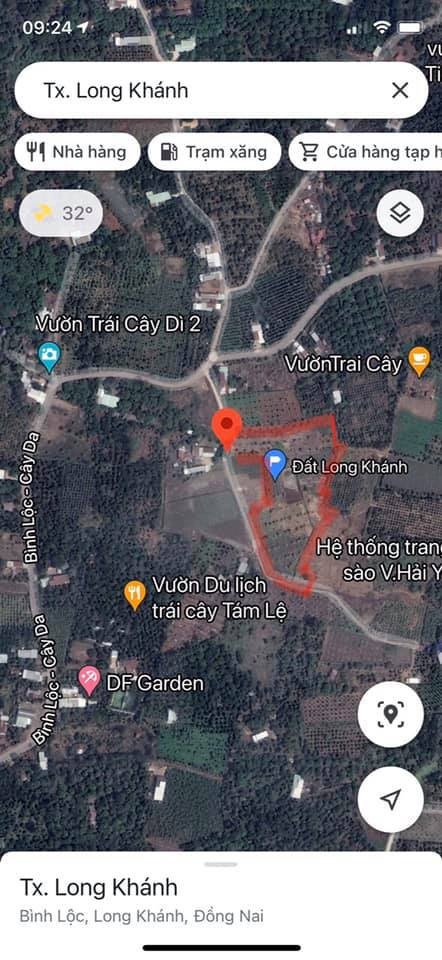 Bán vườn trái cây xã Bình Lộc, thành phố Long Khánh, giá bán 790 triệu, bao sổ