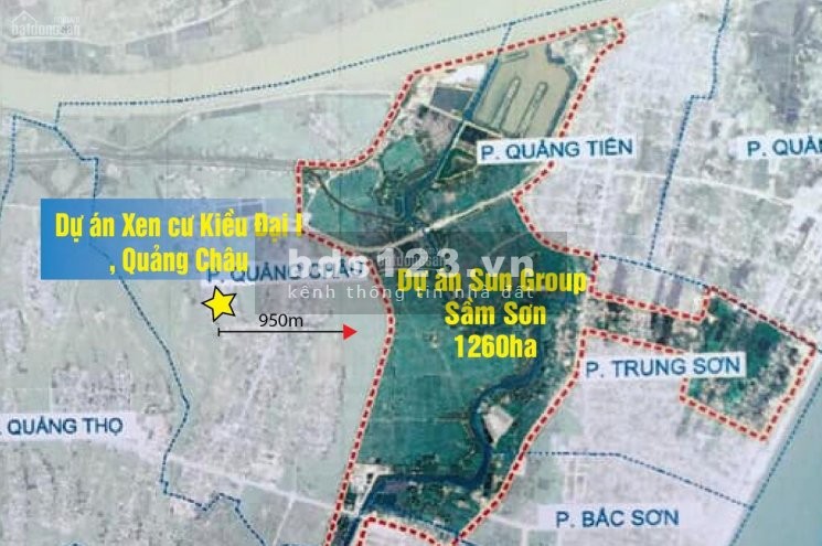 Đất Nền Đường Bộ Vẹn Biển phường Quảng Châu, thành phố Sầm Sơn, Thanh Hóa LH 0916113616