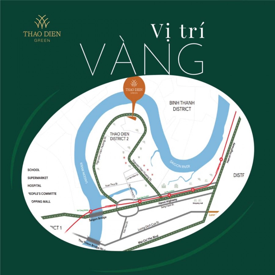 Thảo Điền Green trung tâm thành phố Hồ Chí Minh, liên hệ 0878611045, giá tốt