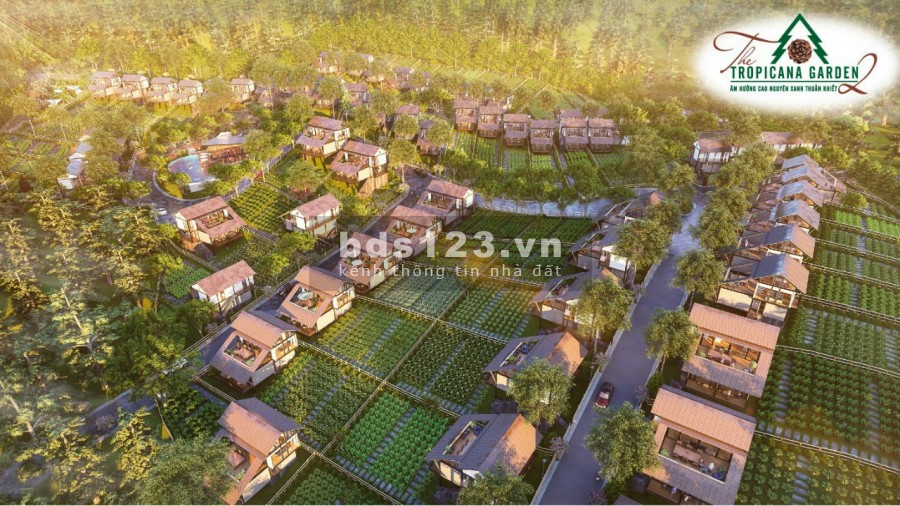 Bán giá siêu hot biệt thự vườn Tropicana Garden 2 tại Bảo lộc.