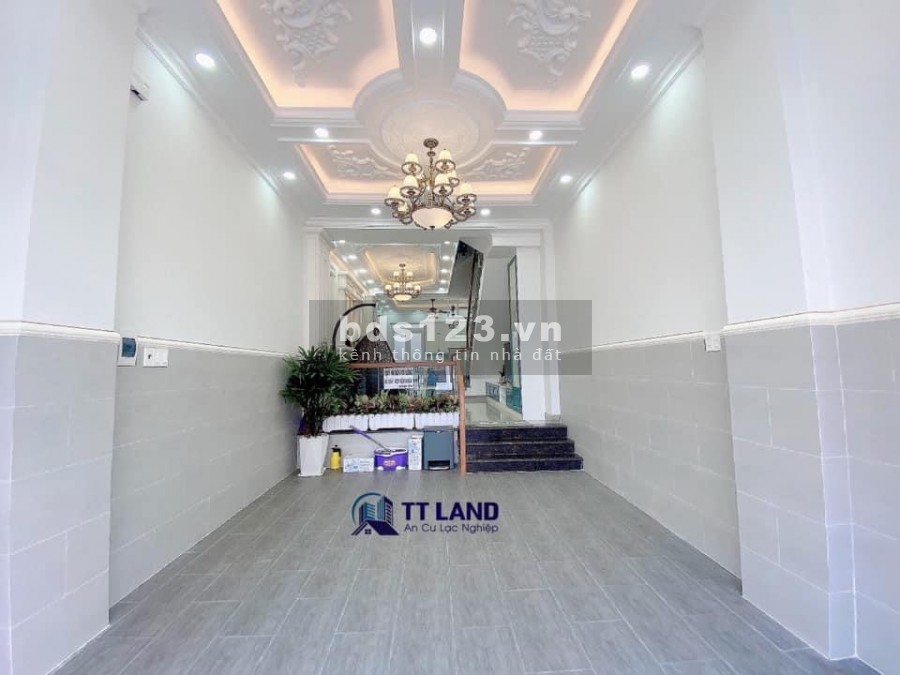 Nhà khu dân cưu Sài Gòn mới hẻm 12m, xe hơi qua lại thoải mái, mặt tiền 10m