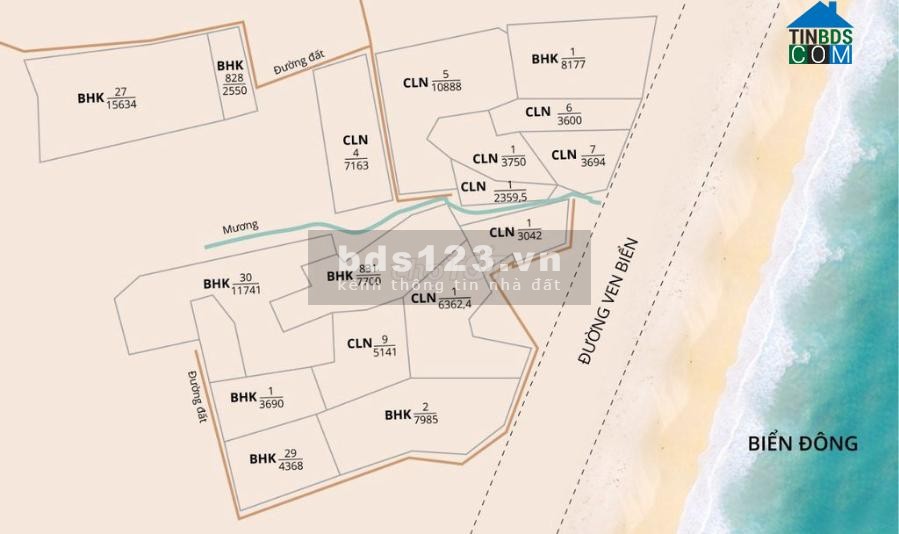 Những sản phẩm đất nền ven biển Hòa Thắng Bắc Bình, giá bán 2 triệu/m2
